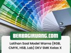 Latihan Soal Model Warna (RGB, CMYK, HSB, Lab) DKV SMK Kelas X